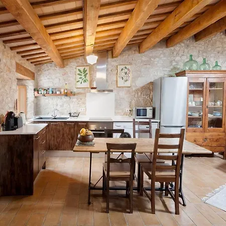 Feliu, Masia Stone House, And Ground-floor Apartment, Sant Daniel-girona Apartamento